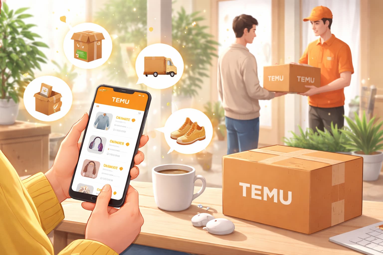 Temu Bestellverlauf anzeigen in der App einfach erklärt