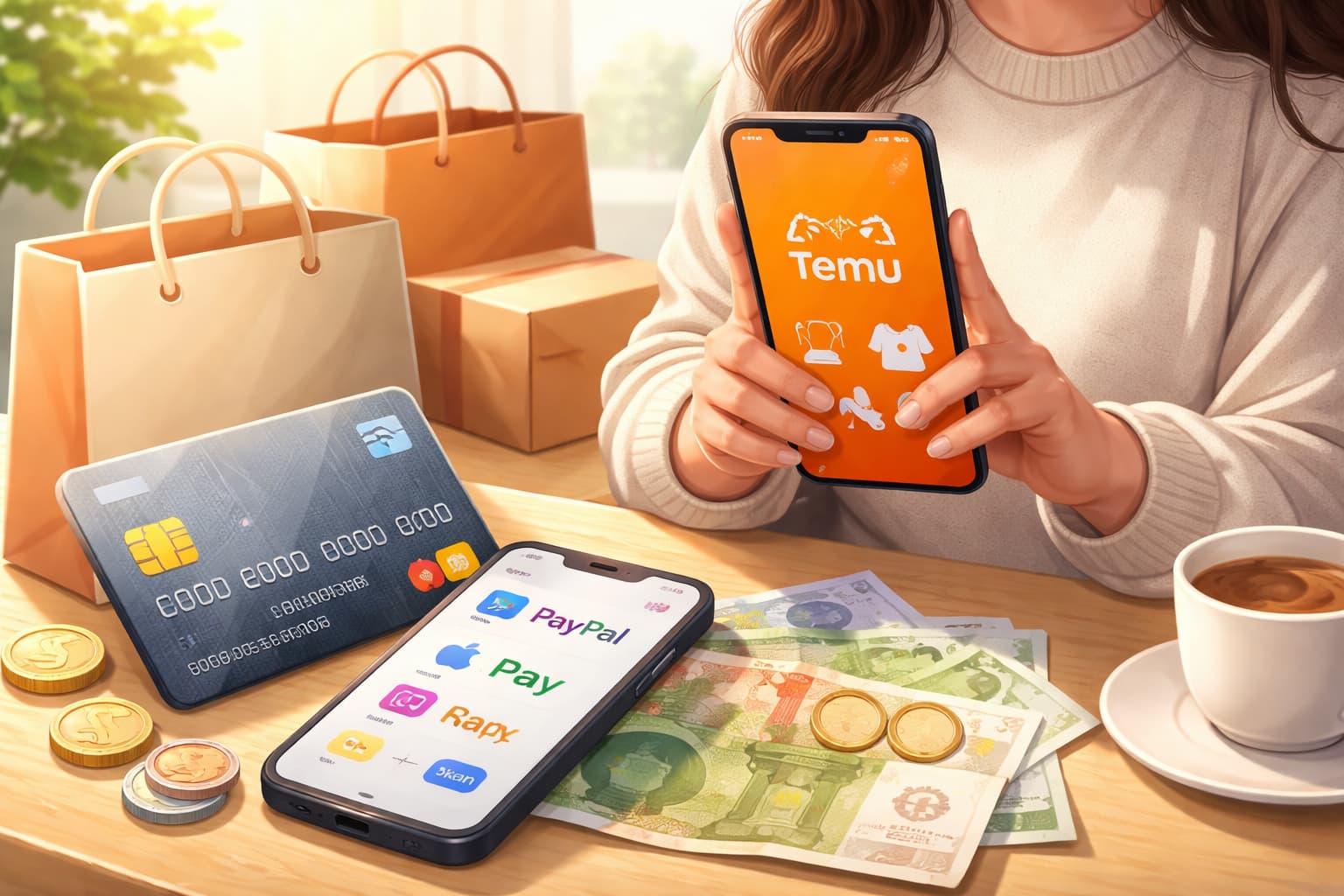 Temu Zahlungsmethoden in Österreich sicher & flexibel