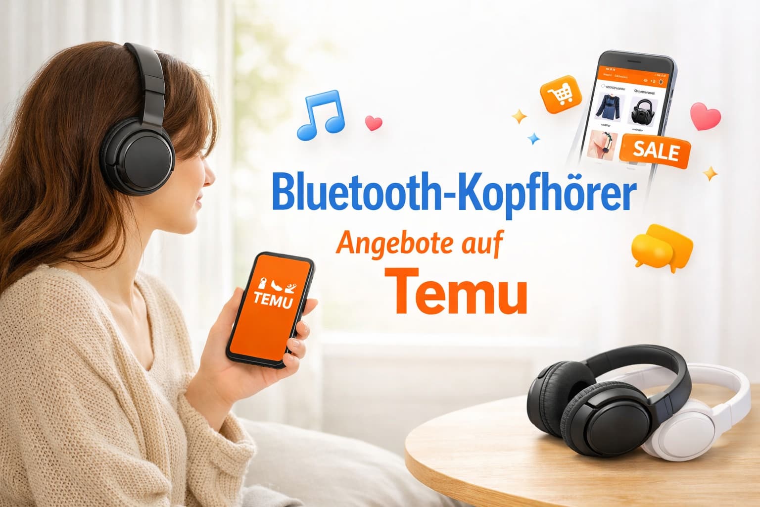 Bluetooth-Kopfhörer Angebote auf Temu entdecken