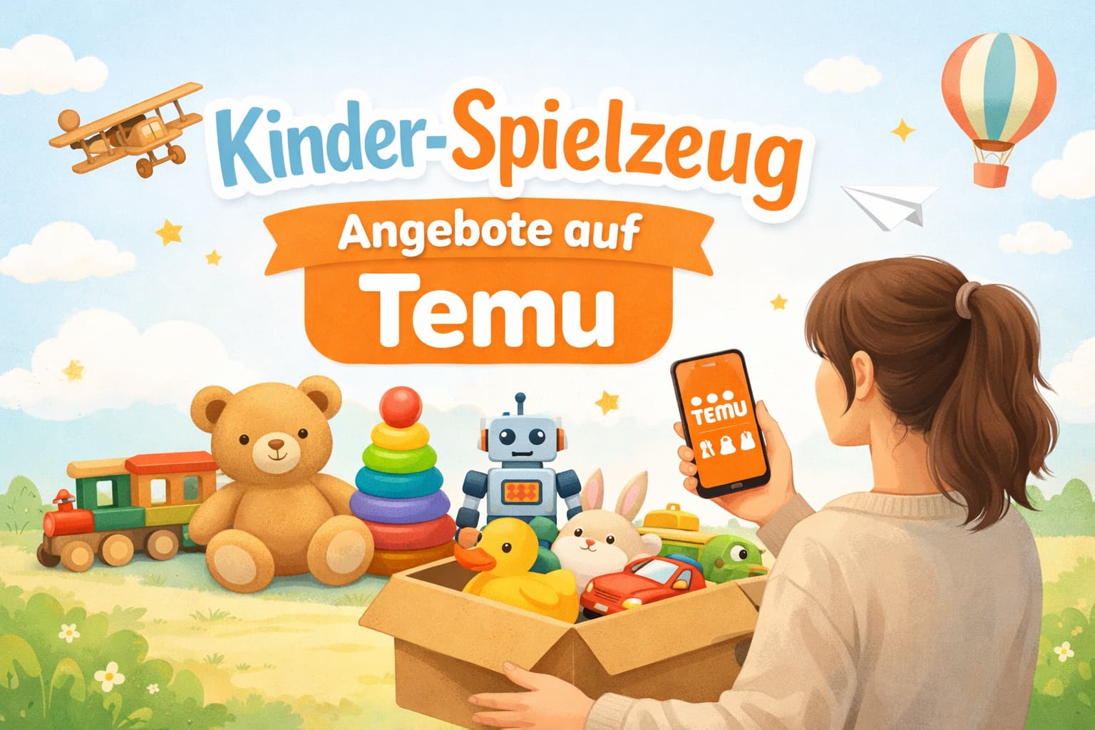 Kinder-Spielzeug Angebote auf Temu: günstig & vielfältig