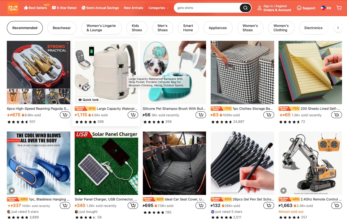 Warum die tägliche Schnäppchenjagd auf Temu so beliebt ist