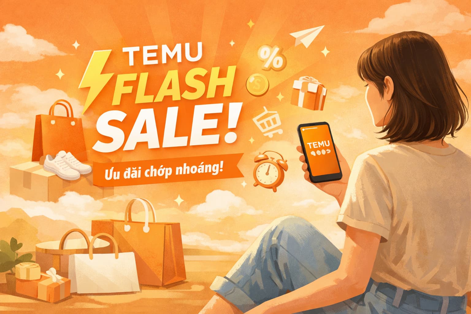 Temu Flash Sale – Große Rabatte direkt in der App