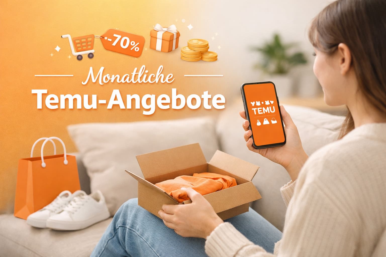 Monatliche Temu-Angebote clever nutzen und sparen