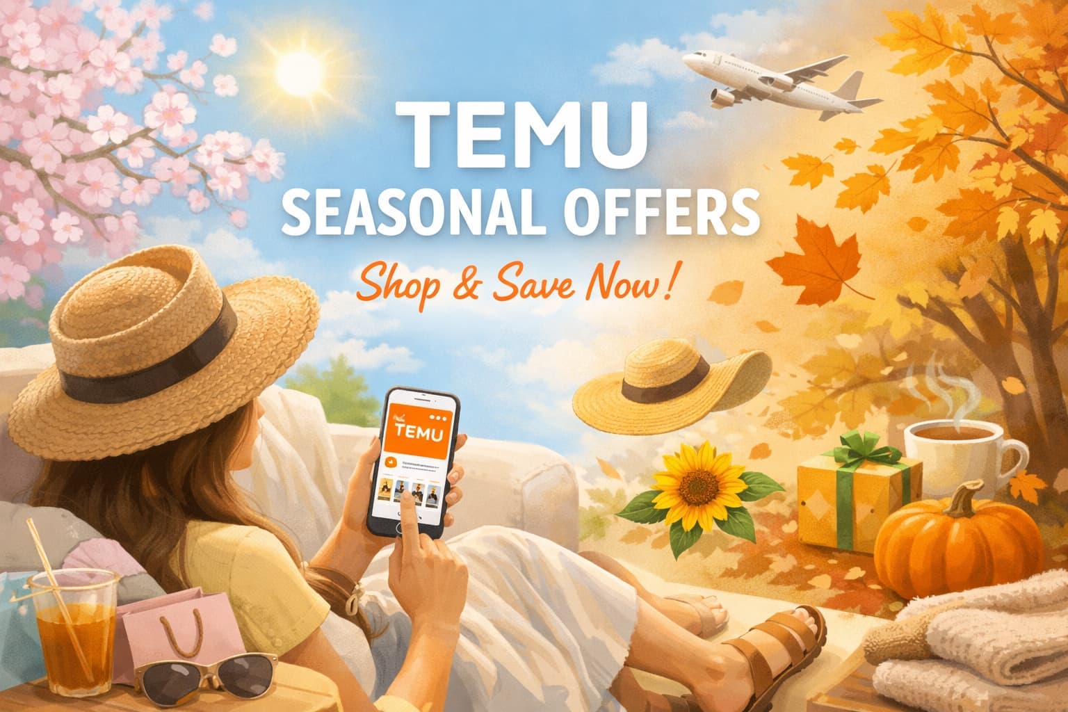 Sommeraktionen auf Temu nutzen