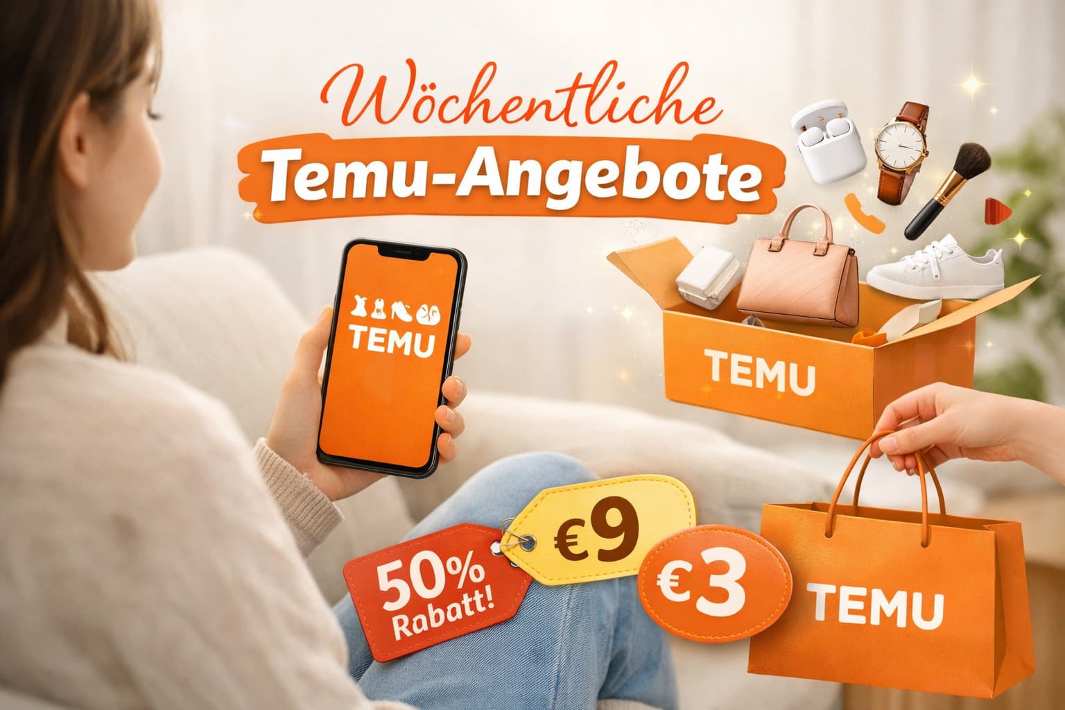 Wöchentliche Temu-Angebote entdecken und sparen